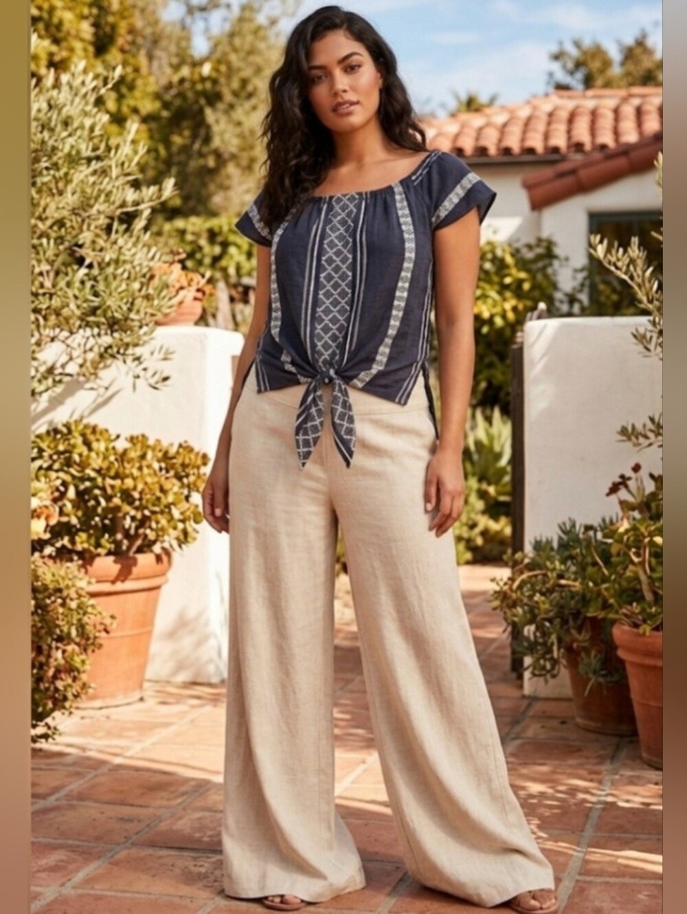 Melissa Nepton Tie Top